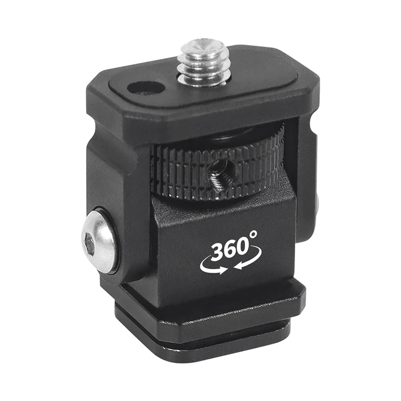 Feichao-コールドシューマウントベース,1/4インチ,ボールヘッド,gopro 12,insta360カメラ,DSLRカメラケージ,モニターブラケット