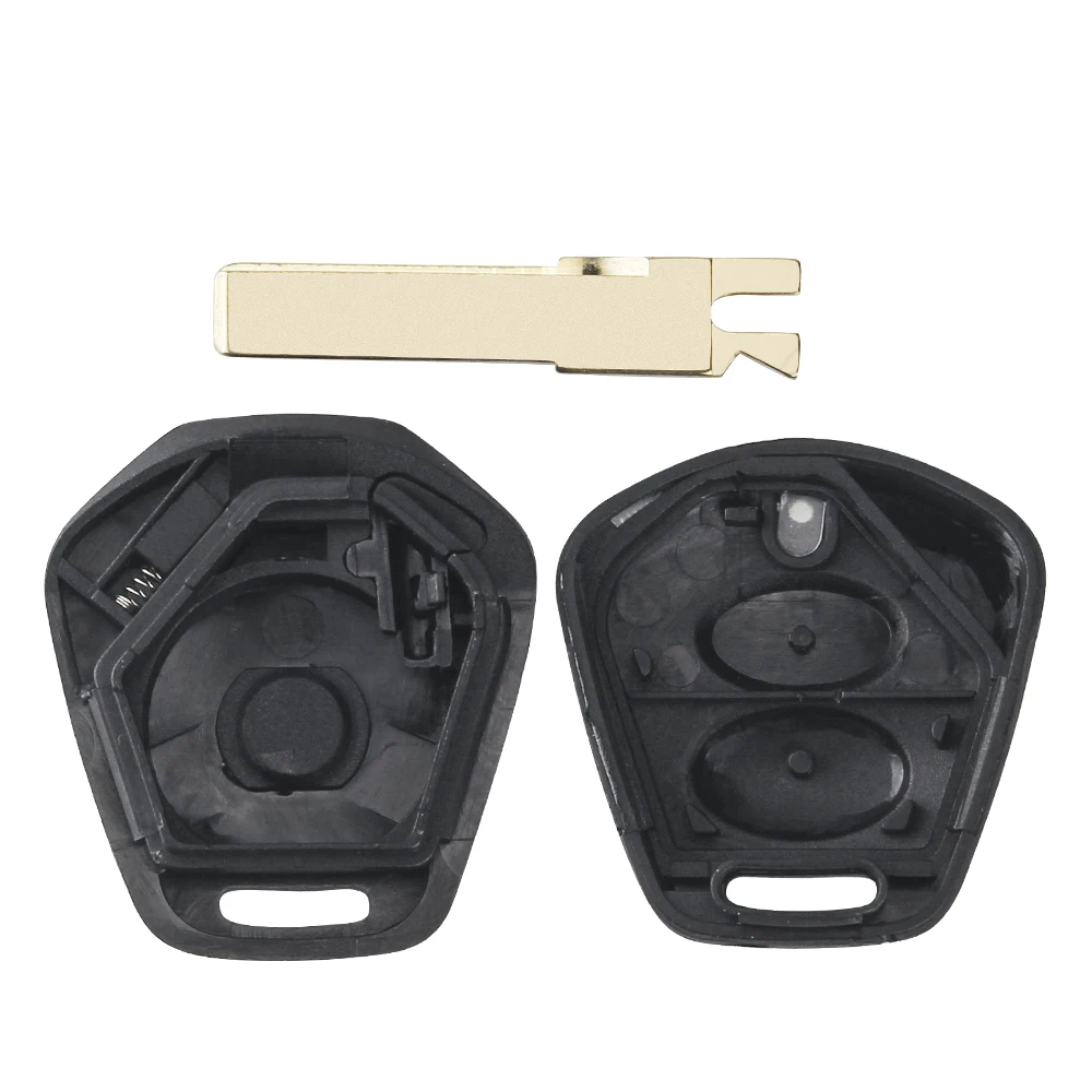 KEYYOU-carcasa para mando a distancia sin cortar, 2/3 botones, reemplazo de carcasa para Porsche Boxster S 911 986 996