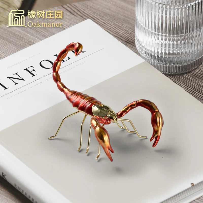 Metal Ladybug Craft Insect Ornaments Artworks Luxury Mechanical Beetle Ornaments Artworks Home Decoration Accessories Home Decor