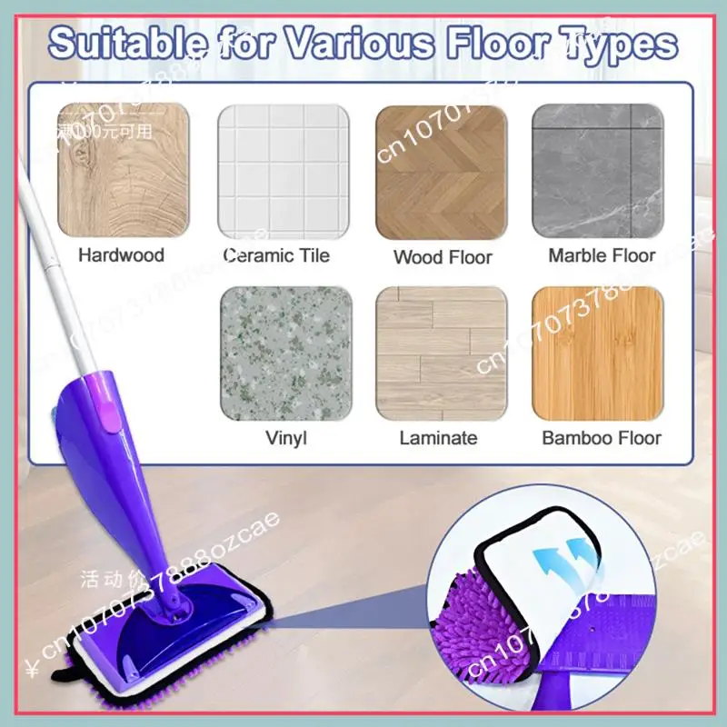 Almohadillas de microfibra de repuesto para fregona reutilizable A26P, para chorro húmedo Swiffer, piezas de repuesto para paños de fregado en seco y húmedo