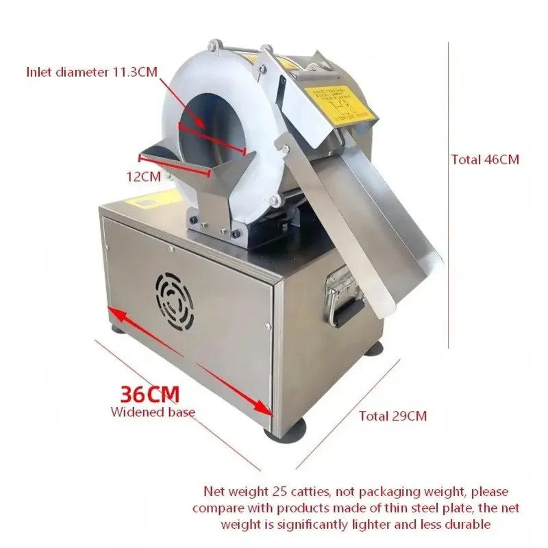 

Hotel 220V Potato Slicer & Cutting Food 1 Machine Cassava Restaurant French Commercial Vegetable Processing Plant Cutter
