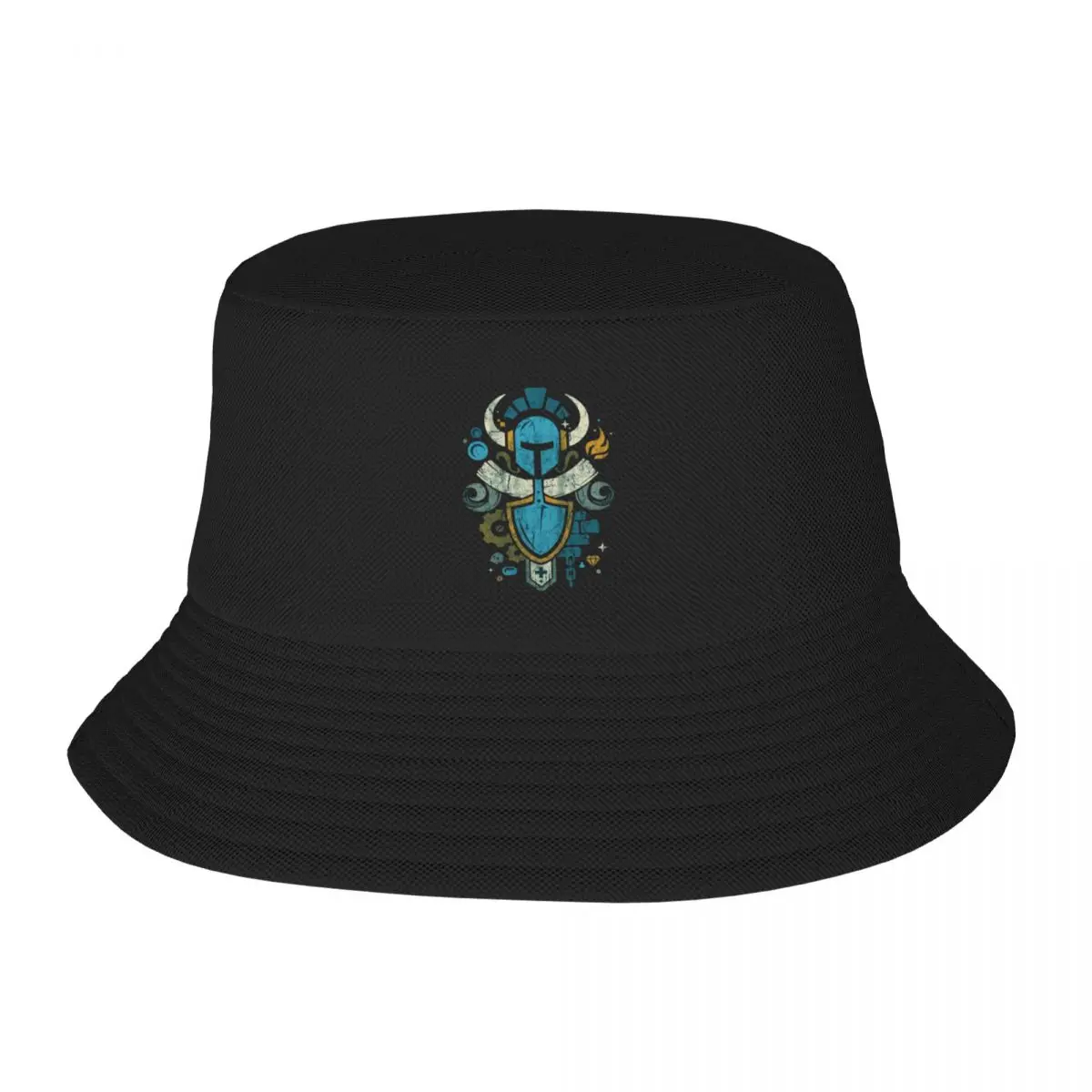 Shovel Knight Shovelry Emblem Crest Essential Bucket Hat Luxury Man Hat tea Hat Mens Tennis Women's