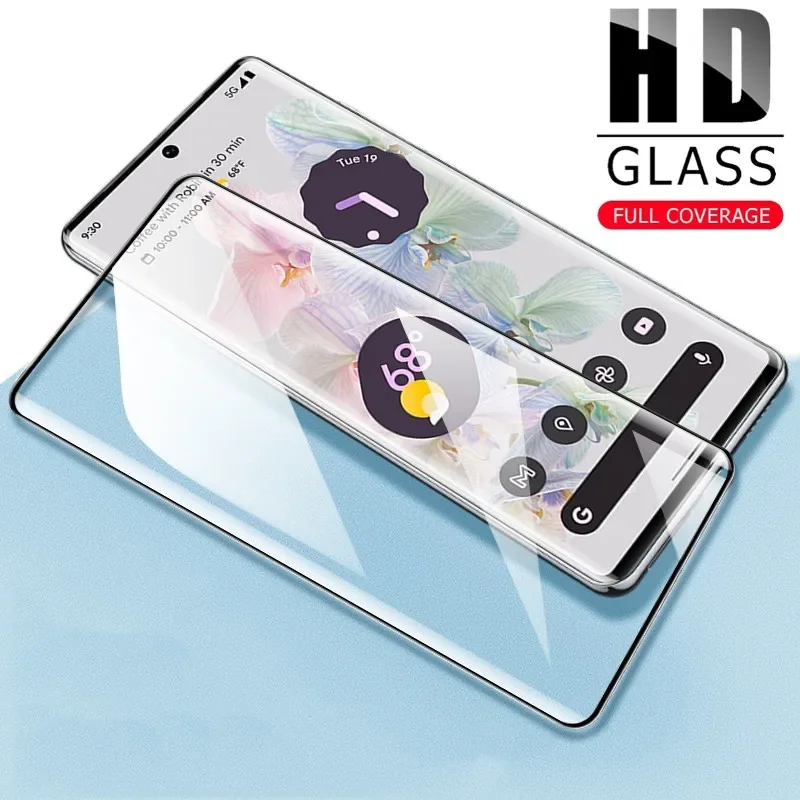 3D Curved Screen Protector For Google Pixel 7 6 Pro 6A Ultra Clear Tempered Glass Pixel6A Pixel7 Pro Anti-shatter Glass Film