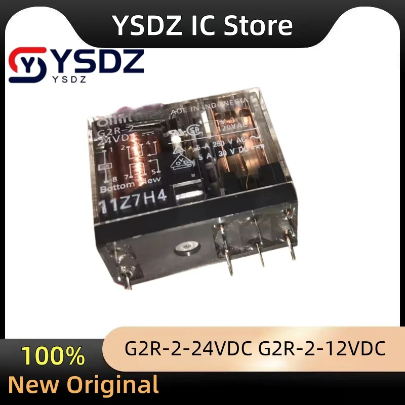 New Original G2R-2-24VDC G2R-2-12VDC G2R-2-DC24V G2R-2-DC12V G2R-2 DIP8 Relay