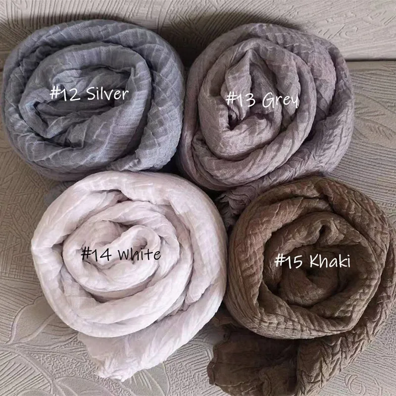 Newborn crinkled cotton ​scarf,baby soft wrap for baby photography props