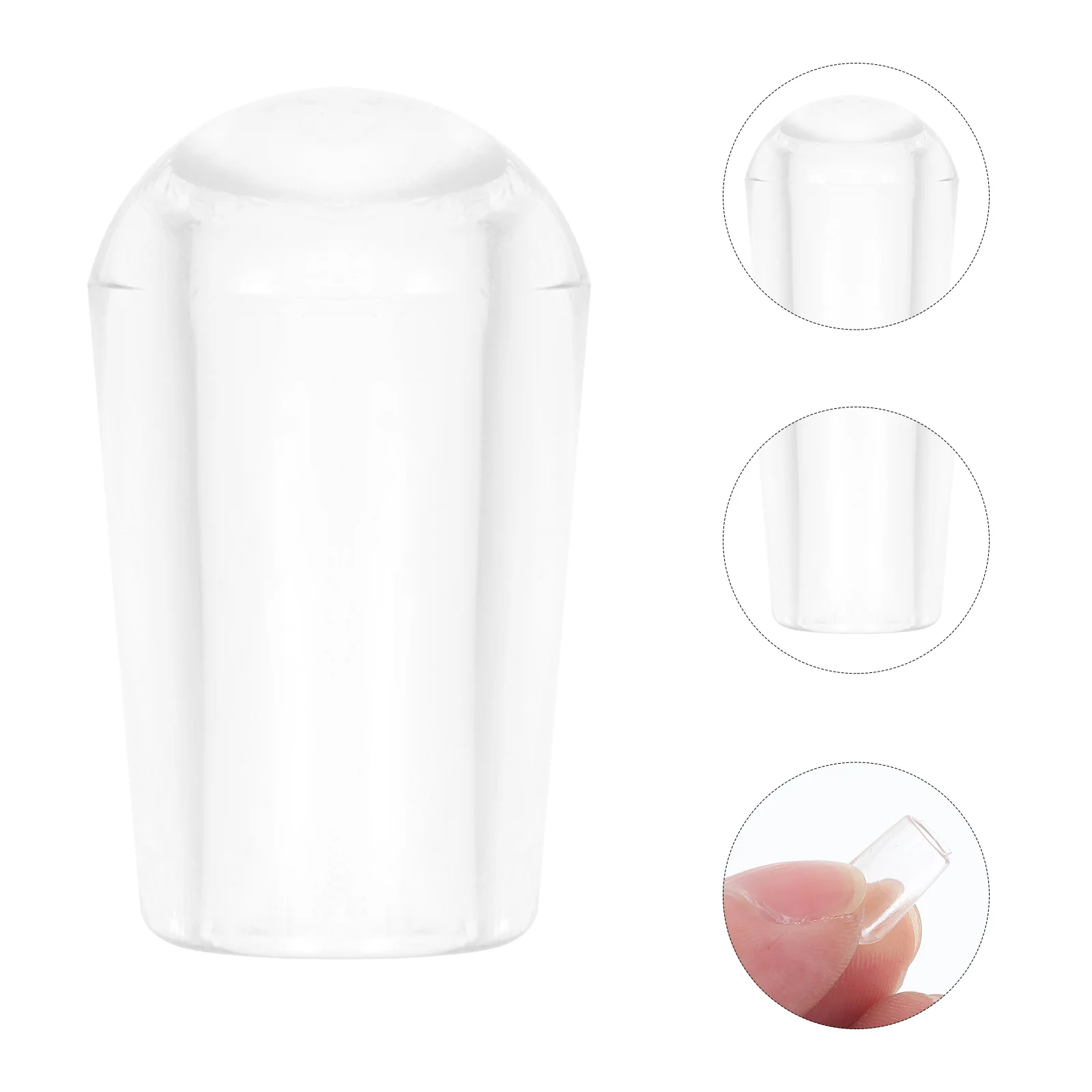 

100Pcs Clothes Hanger End Caps Wear Resistant Rounded Protector Covers Hanging Hook Tips Wire Thread Protector