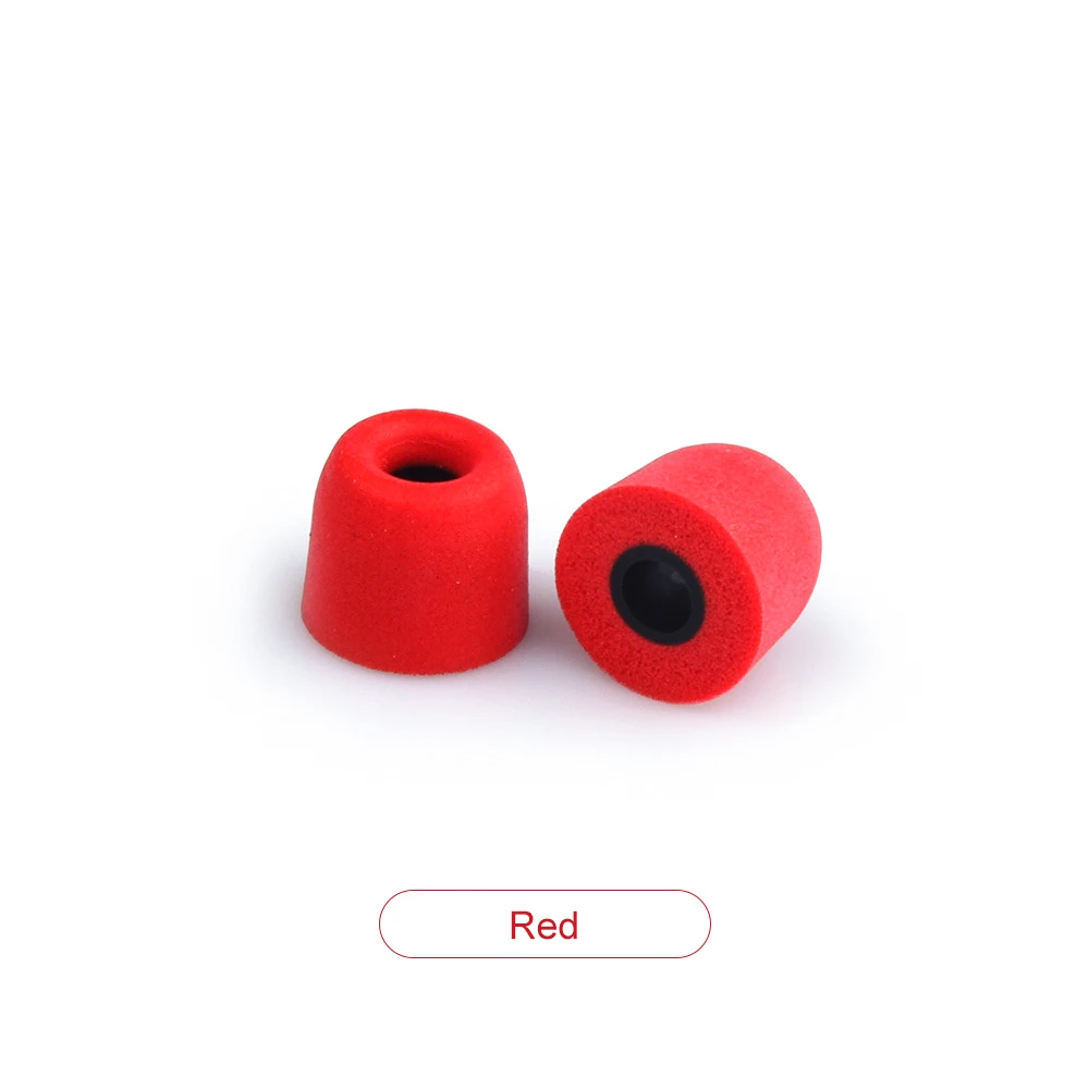 Ear Cap 1Pair(2PCS) for KZ TRN Headphone Noise Isolating Memory Foam Ear Tips Comfortble Earbuds Chronic Rebound Earplugs Sponge