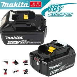 マキタ電動工具用リチウムイオン電池Makita-18V,bl1860,bl1830,bl1850,lxt400,18650