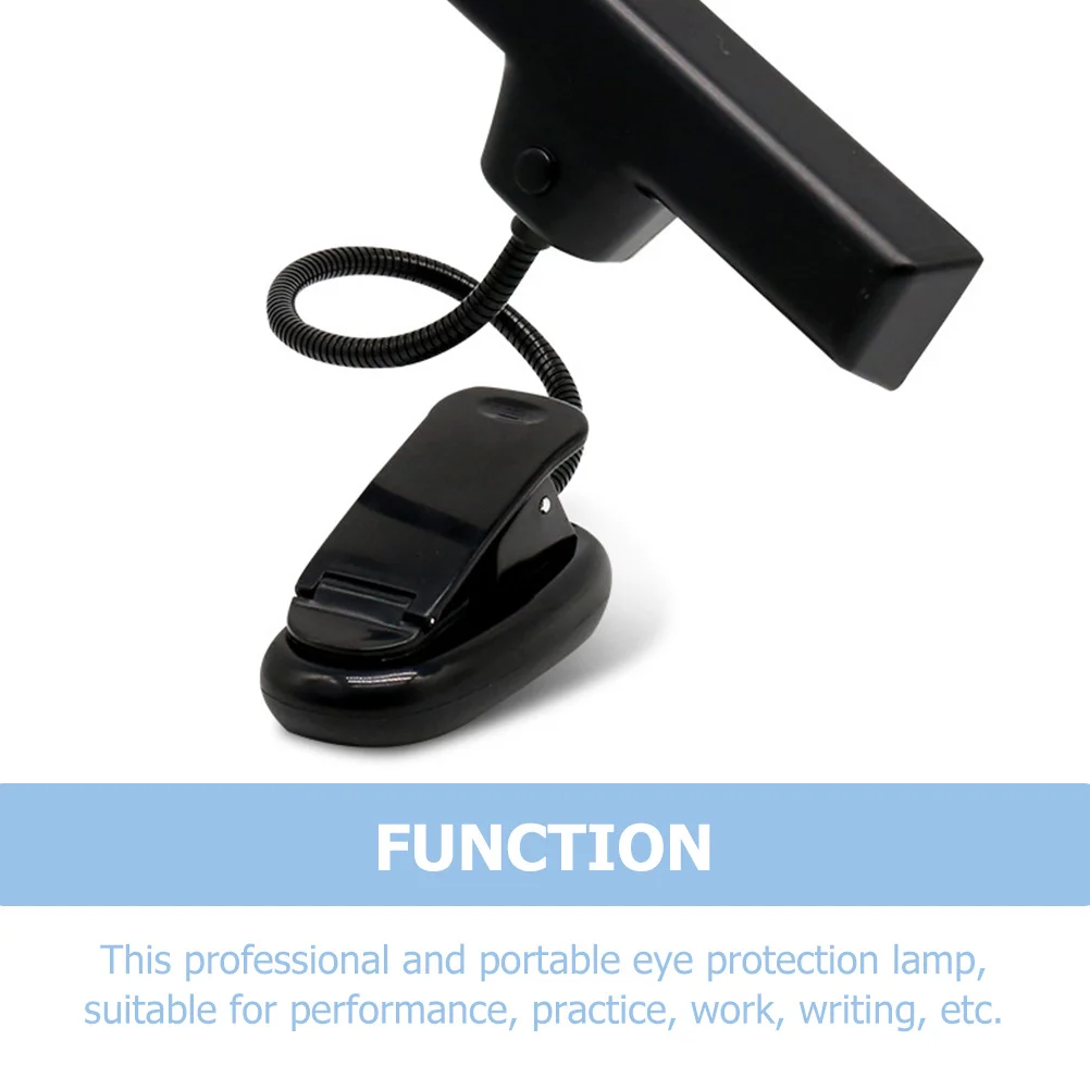 

Clip-on LED Table Light USB Rechargeable Small Reading Lamp for Music Score Bedroom Night Studying Portable Lamp