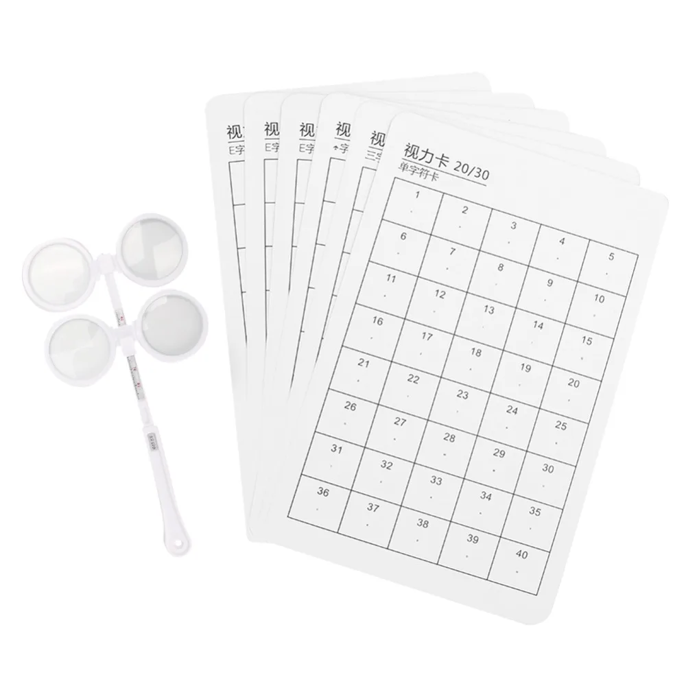 Adjustable Optical Flipper ±200 Degree Plastic Material Optometry Instrument Visual Card ±150 Degrees Vision Training Tool