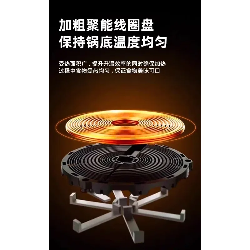 220V CyouS Commercial Induction Cooker Built in High Power Touch Control Embedded for Hot Pot Restaurant AF