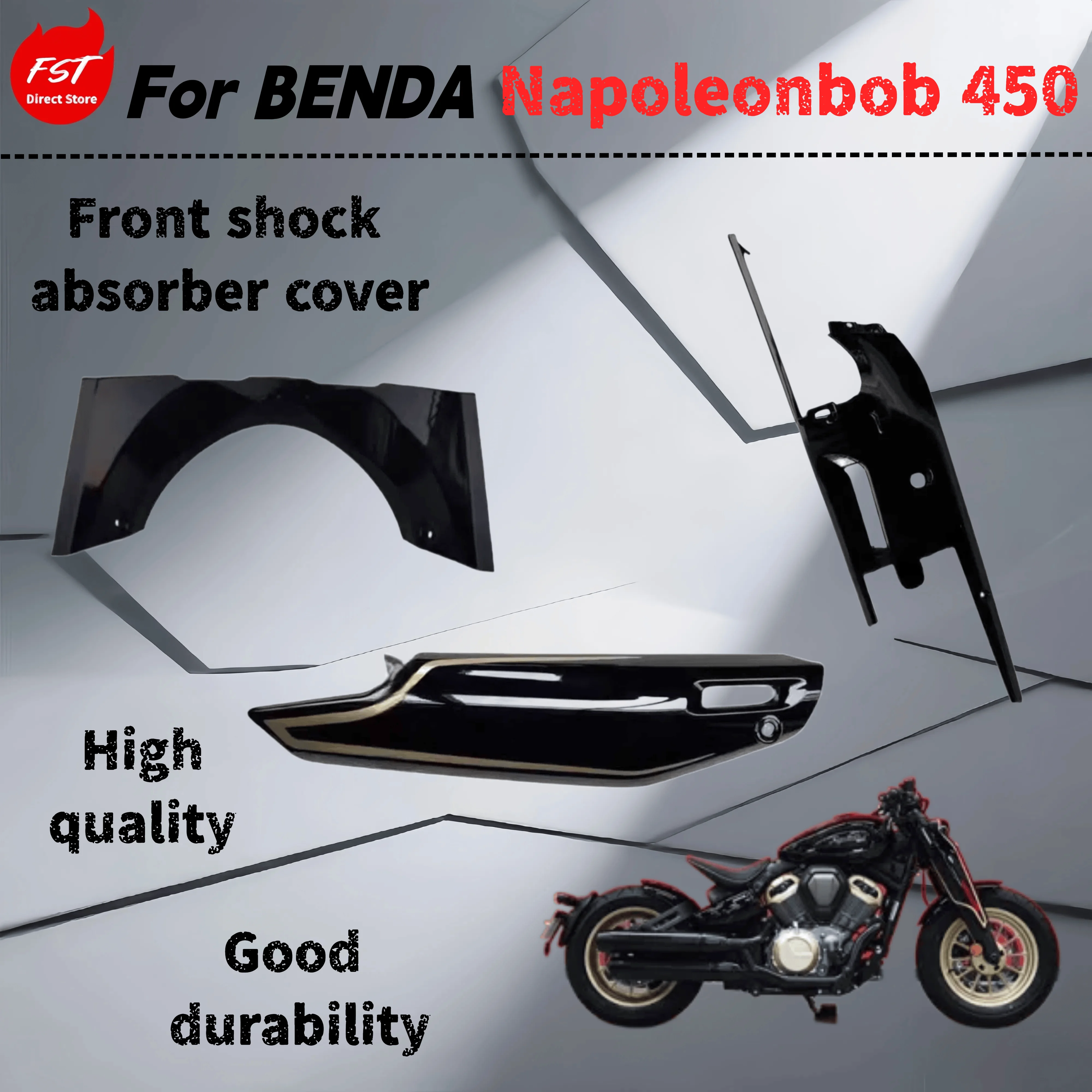 

For Benda Napoleonbob 450 shock absorber protective trim accessories front shock guard shock guard trim plate fork trim guard