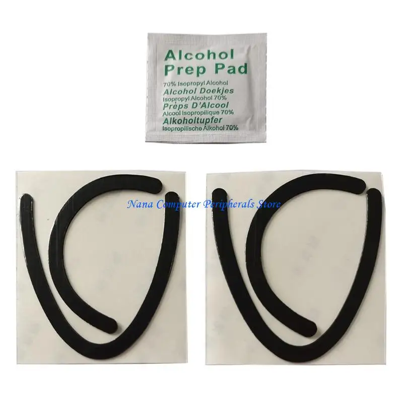 F68C Mouse Skates Pad Mouse Feet for MX Vertical/MX Lift Vertial Mouse Curved