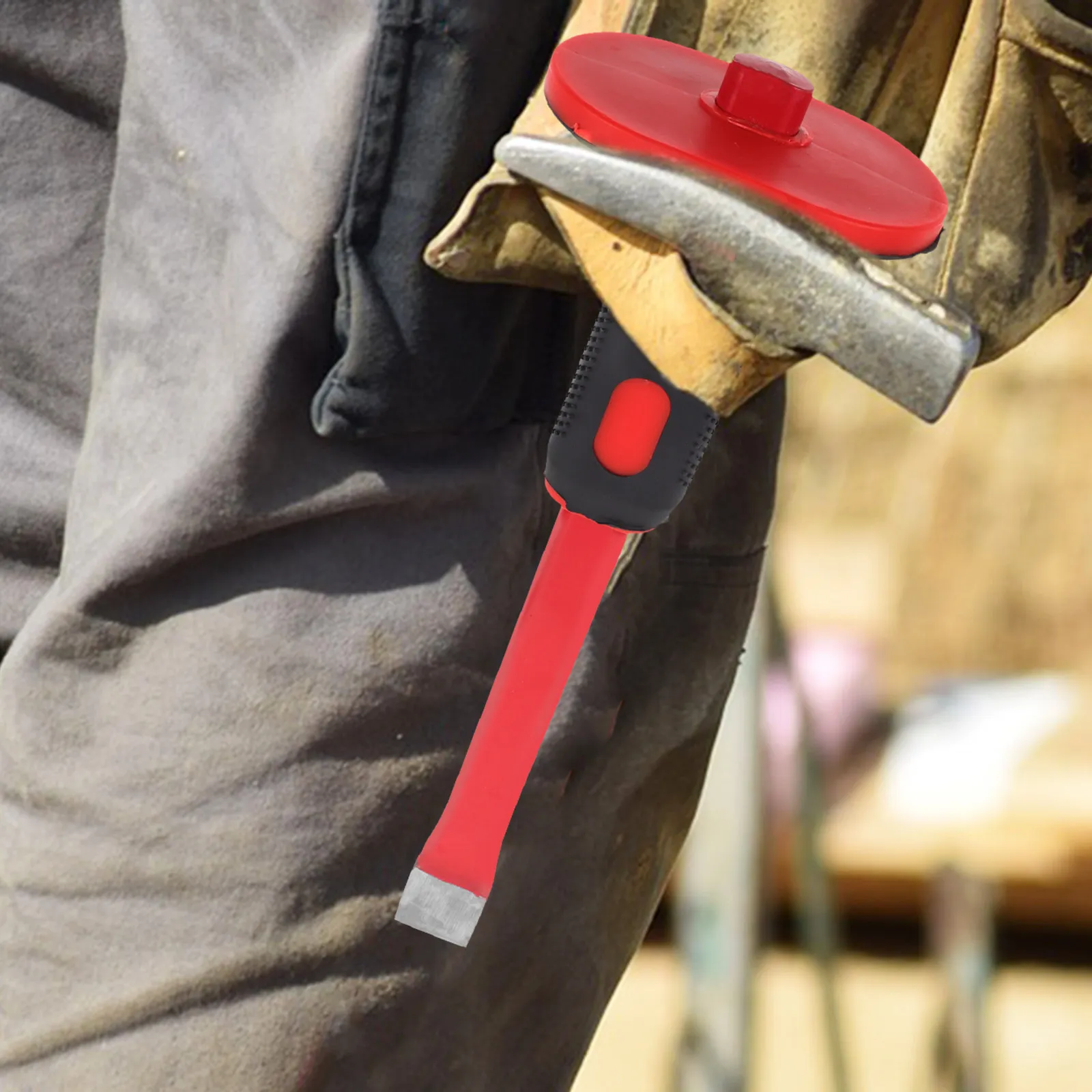 

Усиленное зубило для бетона 300 мм из хромованадиевой стали с защитой для рук, для демонтажа, резьбы и обработки камня