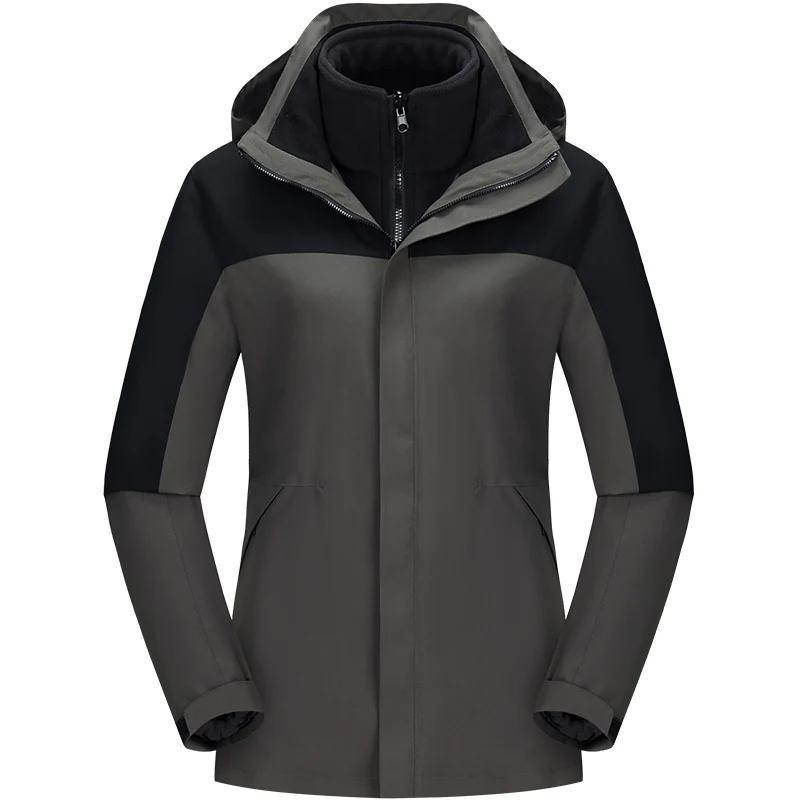 

Couples' Outdoor Cycling Sports Windproof Breathable and Warm Jacket Winter Cold Proof and Warm Three in One Detachable Jacket