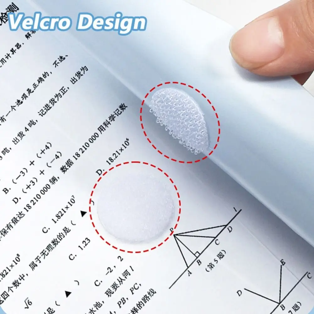 INS Style Loose Leaf A4 File Folder Transparent Detachable Exam Paper Storage Bag Students Stationery File Bag School Office