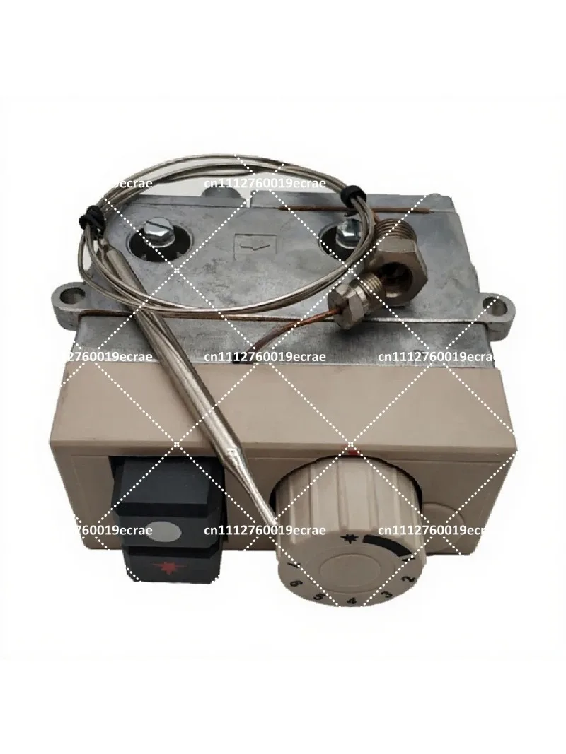 Gas Fryer Thermostat Control Valve 120-200 Degree LPG Thermostatic Valve for Mini Deep Fryer