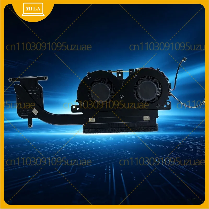 Original For Lenovo Yoga C740-15IML 81TD Laptop CPU Cooling Fan Heatsink 5H40S19962 AT1FH001FF0 FLMU DFS1507053H0T Tested