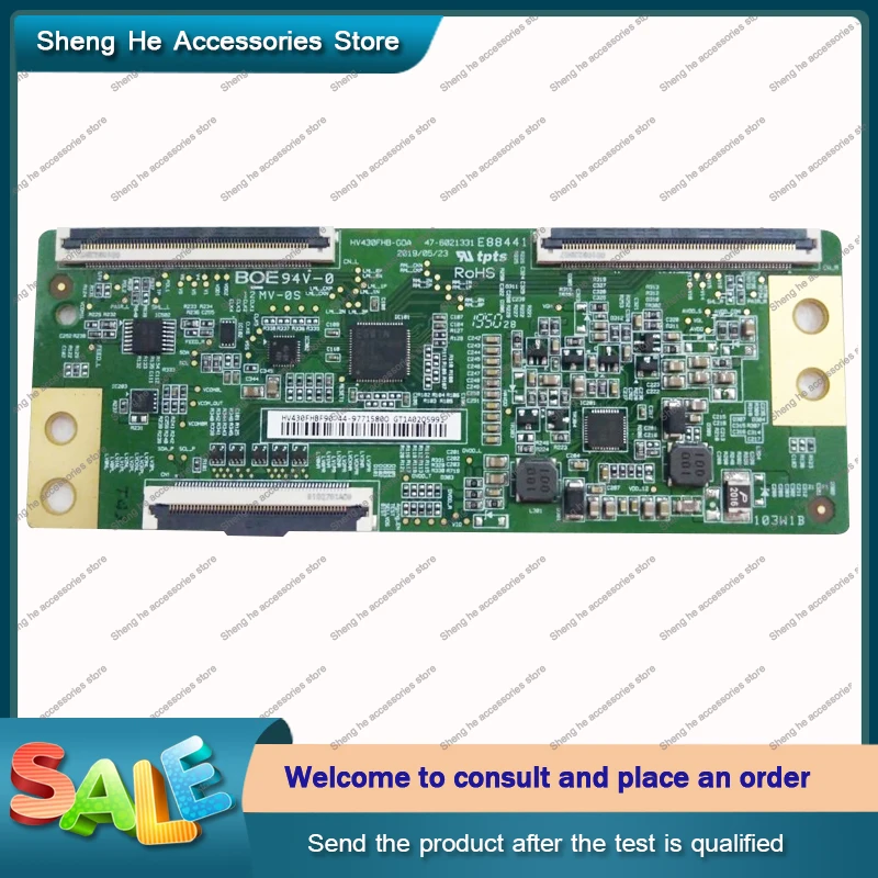 Logic Board HV430FHB-GOA 47-6021331 HV430FHB-F90 For JVC LT43CF700 DLED43FHDS TX-43JS360B LUX0143006/02 T-CON LVDS Board