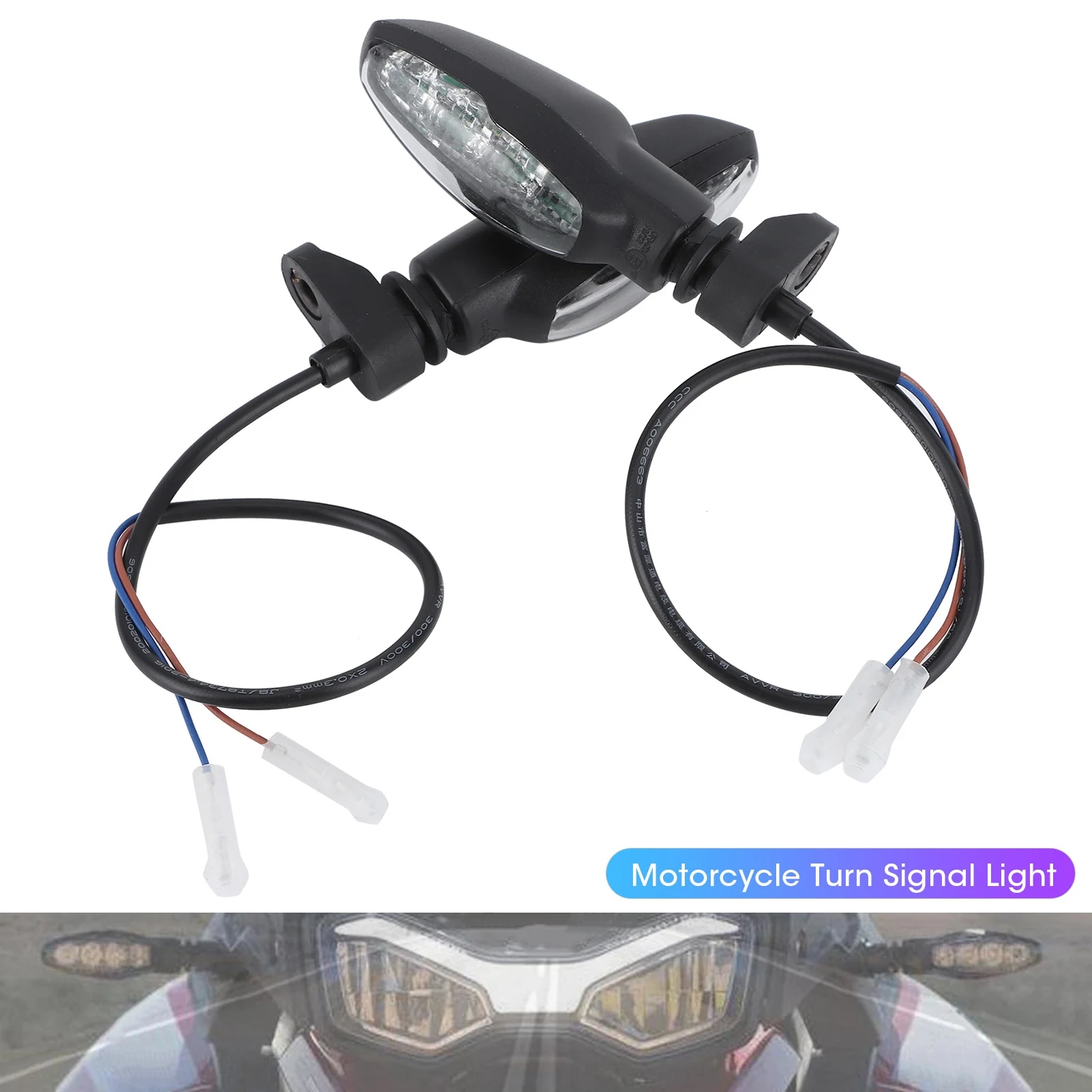 LED Turn Signal Light Pairs Motorcycle Turn Signal Light LED Front LED Amber Indicators 12V Fit for TRIUMPH Tiger 800/1200