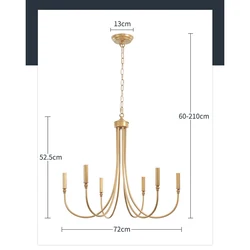 Lampadario a soffitto a LED in stile pastorale americano lampadario da tavolo da pranzo lampada da cucina minimalista illuminazione della decorazione della camera da letto della casa