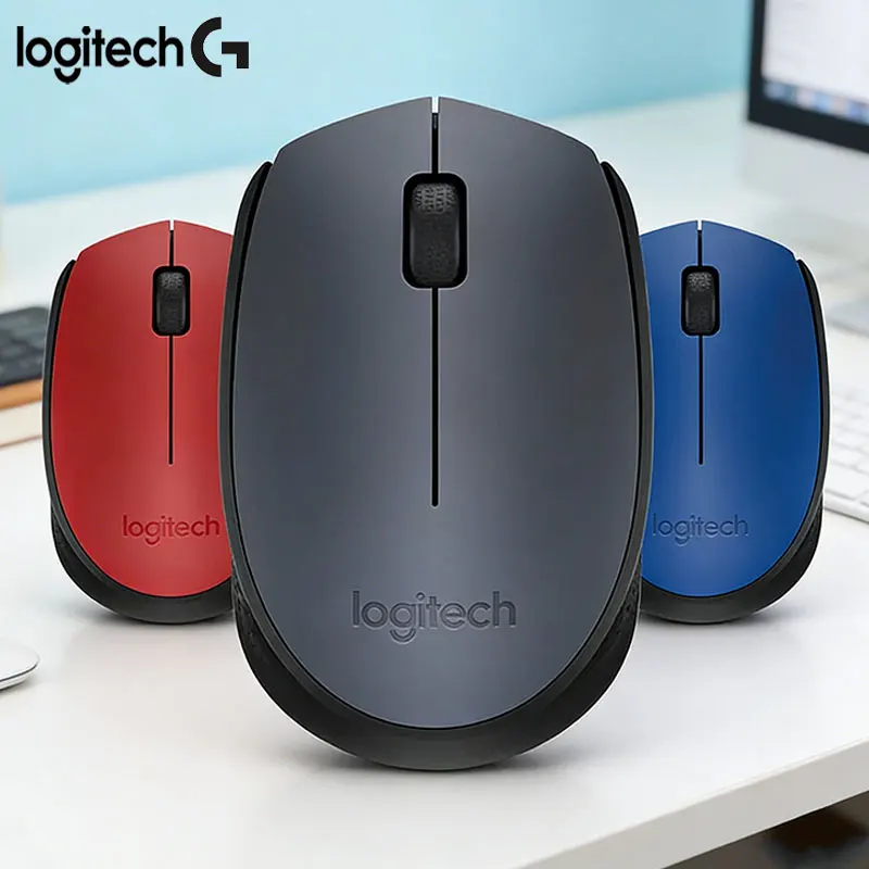 Ratón de oficina Logitech M170 - Respuesta ultrarrápida, control de baja latencia. Periférico de doble propósito para juegos y uso en la oficina.