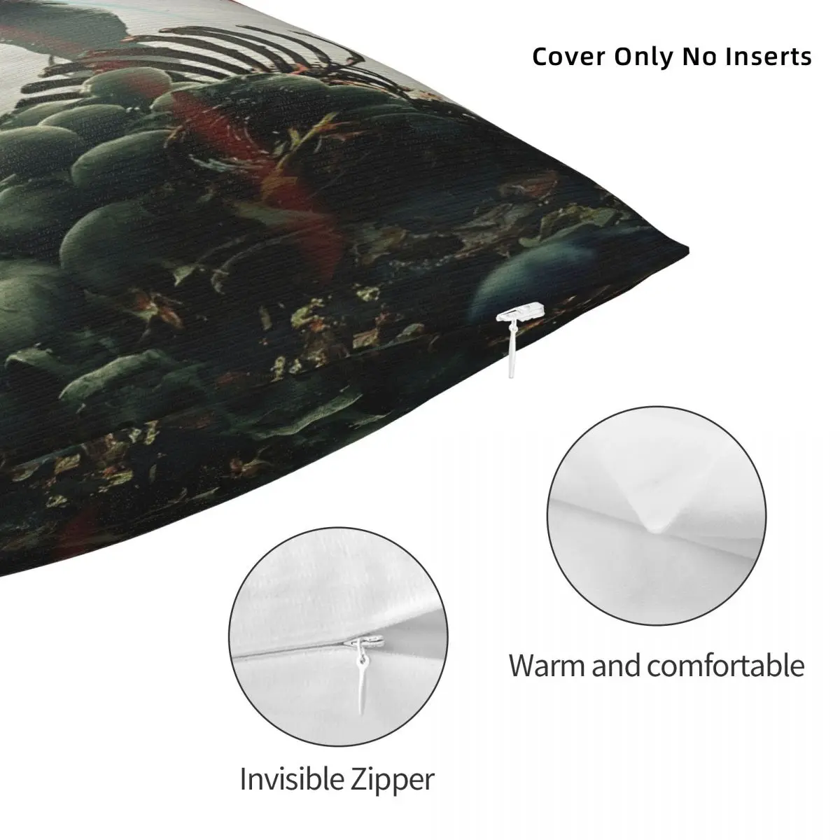 المفترس: الأراضي الوعرة المخدة ميرش لينة غطاء وسادة بوليستر الديكور رمي كيس وسادة غطاء المنزل 40X40cm متعدد الحجم