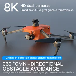 Kamera 8k Drone Pan/Tilt Anti-Shake laserowa unikanie przeszkód transmisja obrazów cyfrowych kamera EIS Drone FPV samolot powietrzny zabawka