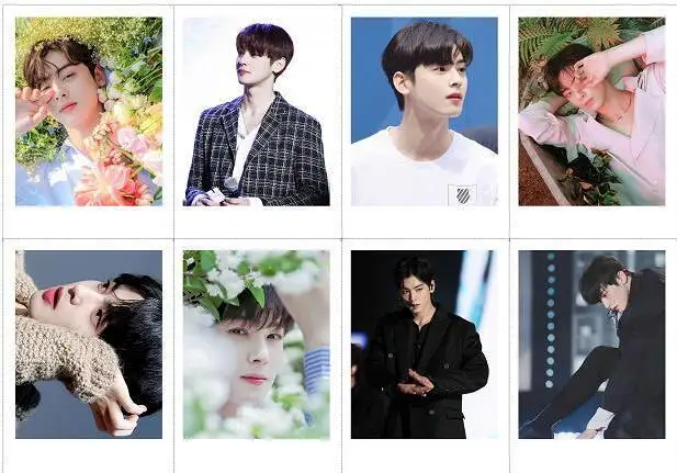 No Repetition Cha Eun-Woo Photo Mini Card Wallet Lomo Card Fans