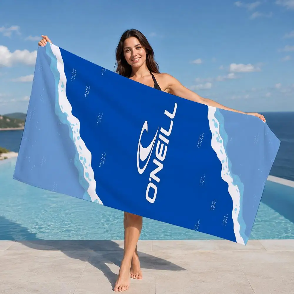 O---oNeills Towel ultra-fine fiber quick drying absorbent towel, beach swimming vacation beach towel