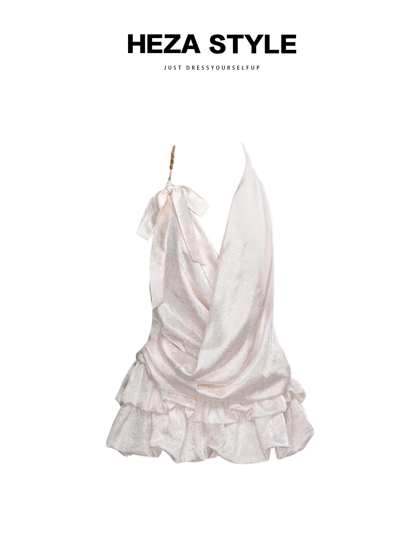 

Ele A-Line Dr HEZA висящая юбка Ne ort для женщин больших размеров, летняя утягивающая юбка с бутоном цветка Dr V-Ne, повседневная одежда