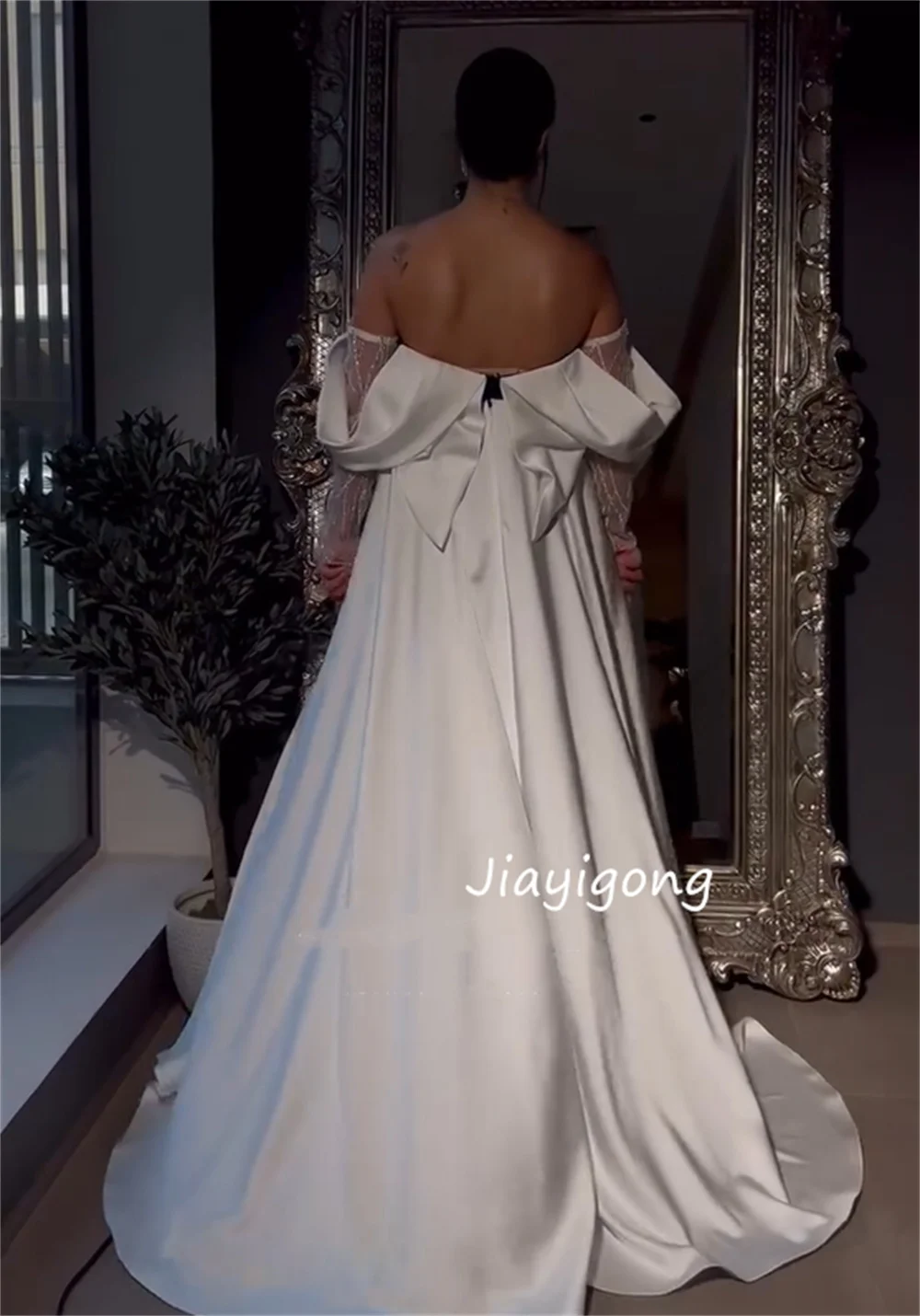 Personalizado combinando jérsei lantejoulas padrão em linha reta fora do ombro vestidos longos sob medida ocasião requintado pastrol