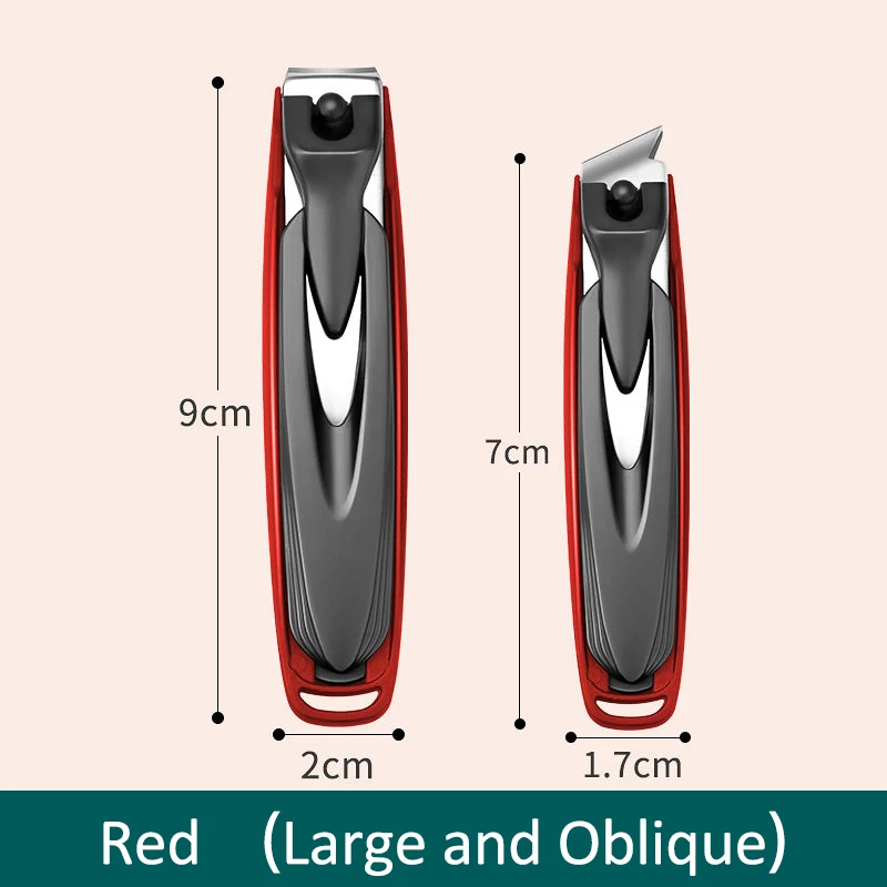 Kleurrijke nagelknipper Anti-splash nagelknipper Afneembaar ontwerp Vingernagelknipper Roestvrij staal manicure nagelgereedschap