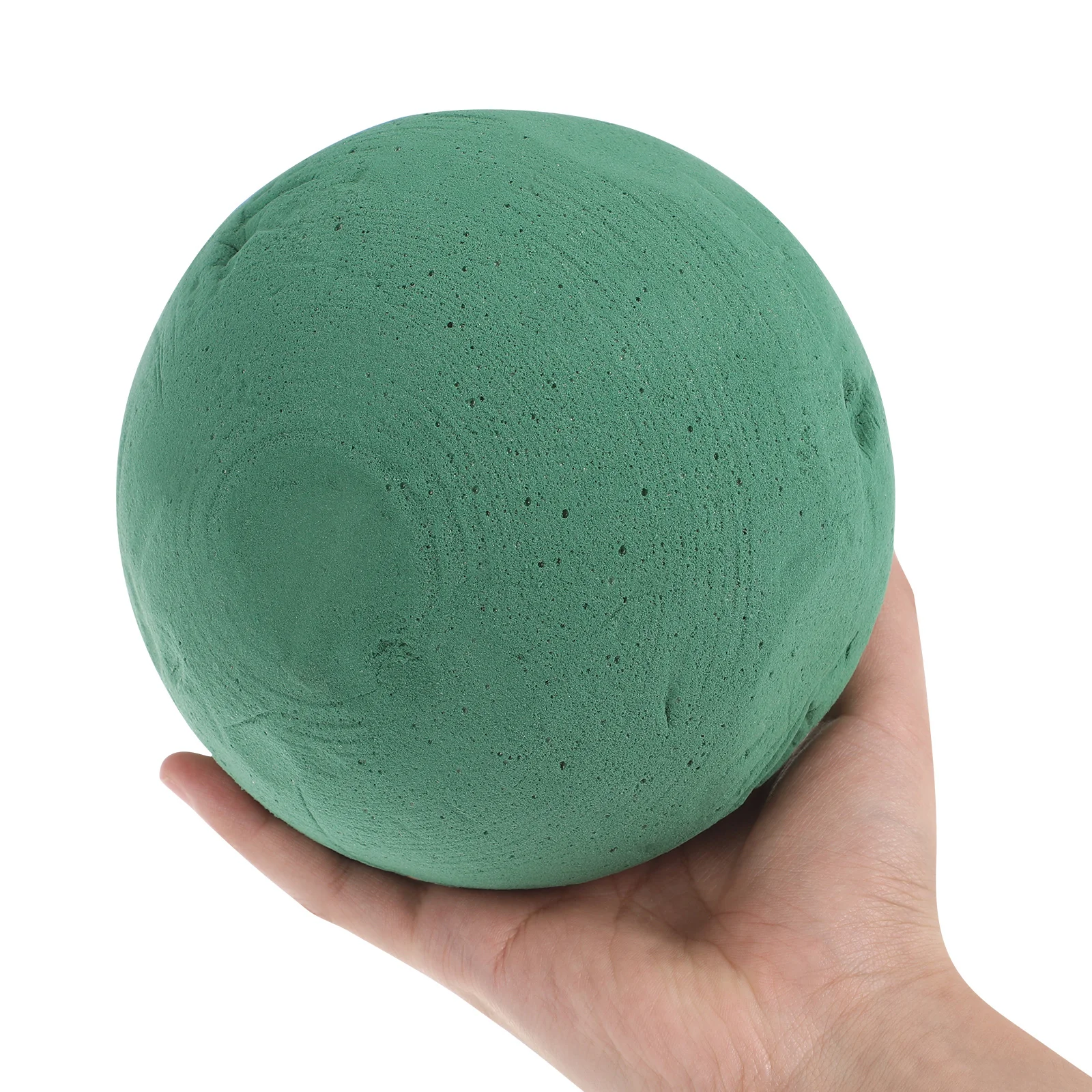 

4Pcs Green Round Floral Foam Balls Wet Dry Flower Mud Base Artificial Fresh Flower Holder Wedding Floral Arrangement Sphere