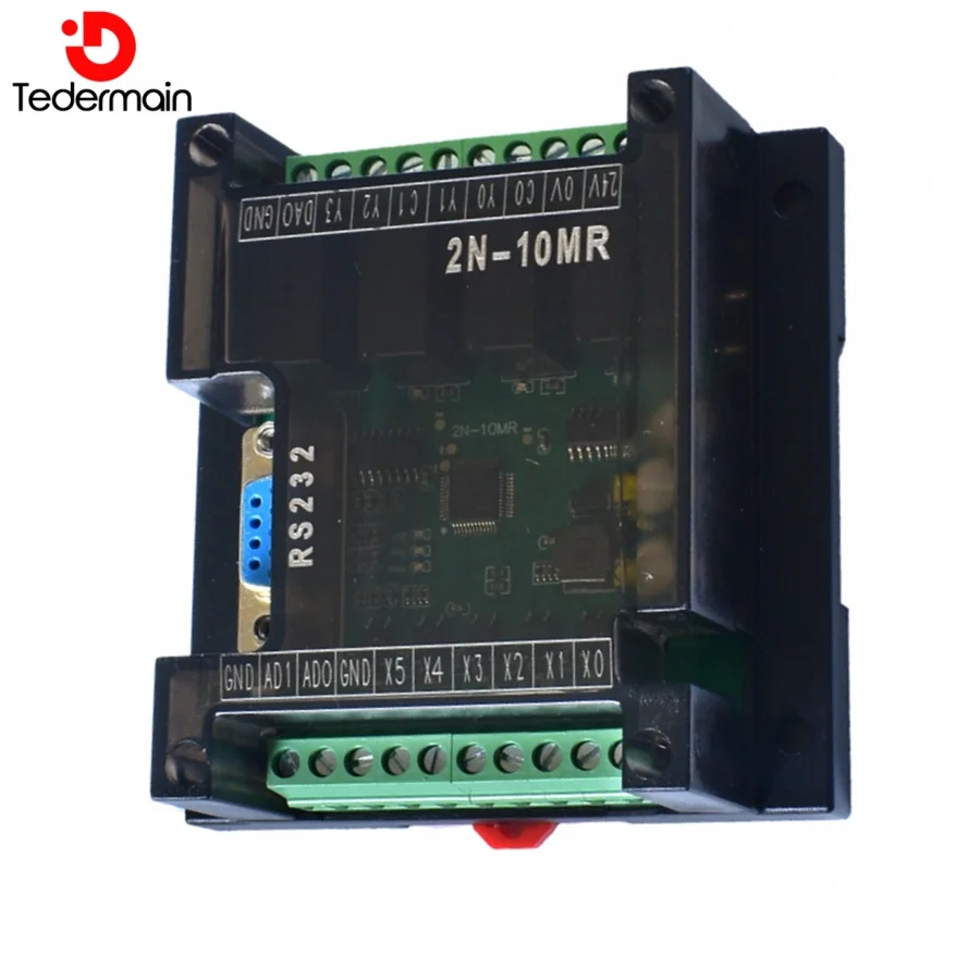 Imagem -03 - Controlador Lógico Programável Plc Placa de Entrada Analógica Serial Simples Canais Entrada Analógica Fx2n10 14 20 24 32 mr mt