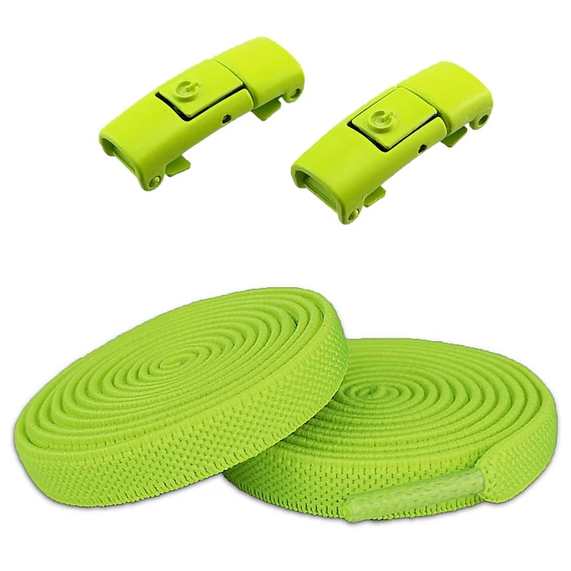 Druckverschluss-Schnürsenkel ohne Binden, Farbverlauf, flache elastische Schnürsenkel für Sneaker, Kinder und Erwachsene, Schnürsenkel ohne Binden für Schuhe, Zubehör