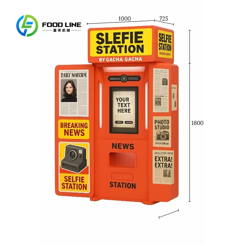 Customized color ink photo printer special designed for newspaper style photo booth kiosk for photo booth equipment suppliers