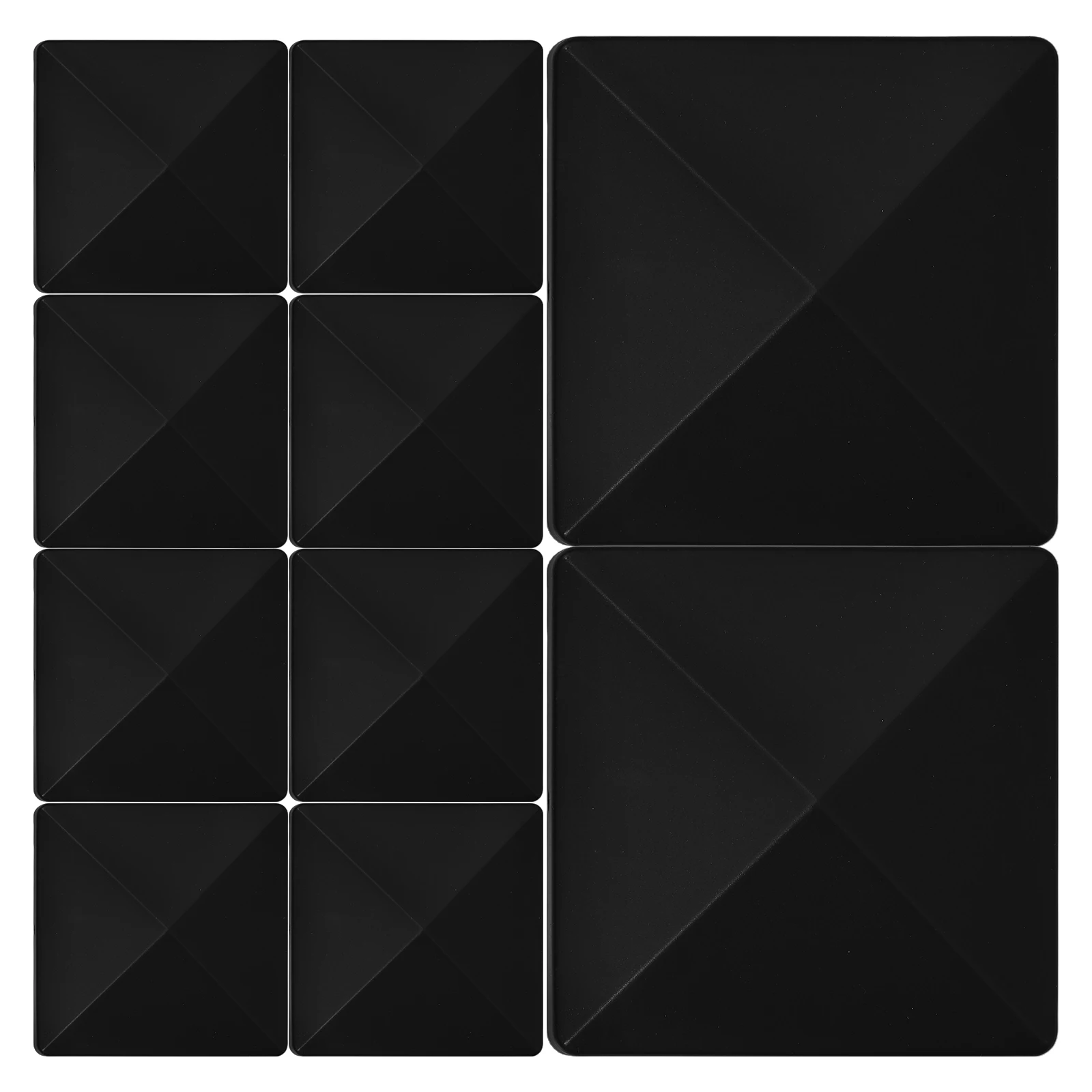 

12Pcs Black Fence Caps for Wooden Post Protection Stylish Weather Resistant Use