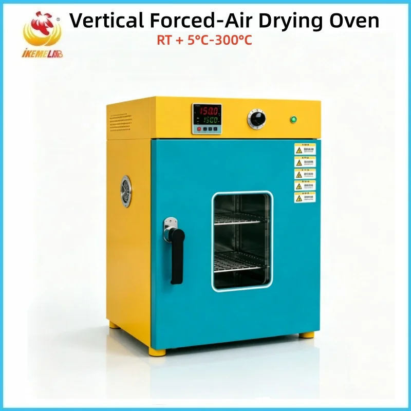WEIAI Vertical Forced-Air Drying Oven 30L 300℃ Stainless Steel Timer Forced Convection Lab Industrial Food Vertical Drying Oven