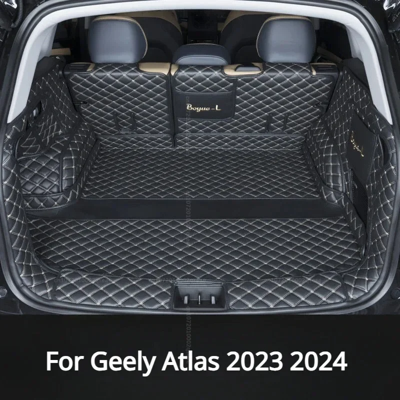 Car Trunk Mat Cargo Liner For Geely Atlas pro Geely Starray 2023 2024 Boot Pad Carpet Cover Protect Cushion Mats Accessories