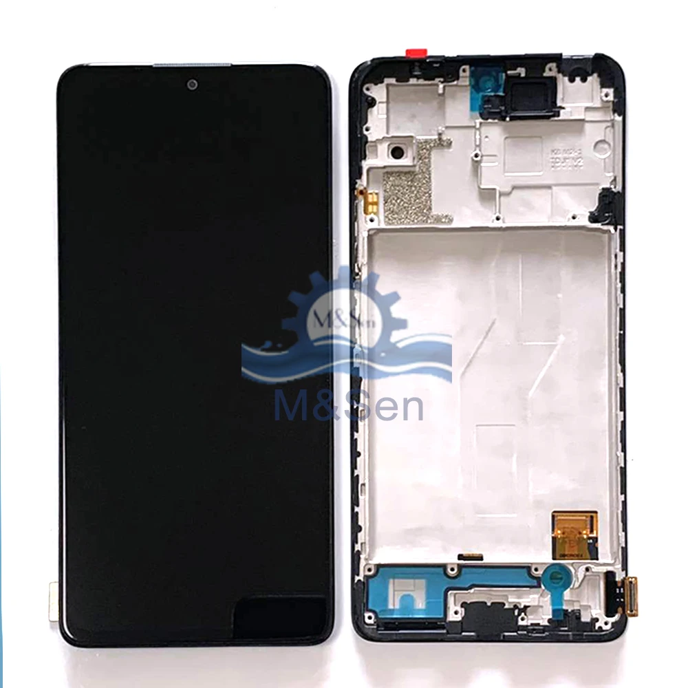 Original Amoled For Xiaomi Redmi Note 10 Pro M2101K6G LCD Display Screen Frame Touch Panel Digitizer For Redmi Note 10 Pro Max