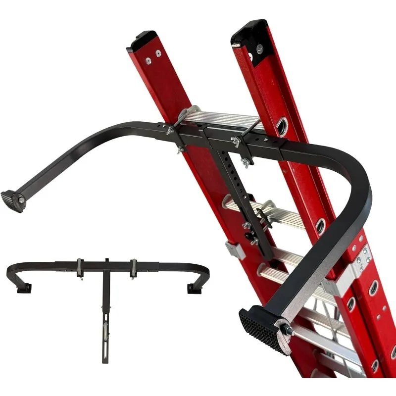Ladder Stabilizer Extended Ladder Support Heavy Duty Wall Ladder Wing Span Accessory for Roof Gutter Safety
