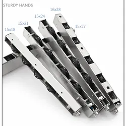 Heavy Plastic Steel Door and Window Pulley Sliding Door Roller Stainless Steel Bearing Four Wheel Sliding Door Track Roller