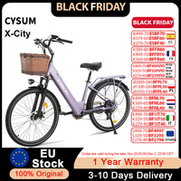 CYSUM X-City Electric Bike 48V 10.4ah Removable Battery 25km/h 26-Inch Tyre City E-bike Commuting Electric Bicycle for Women