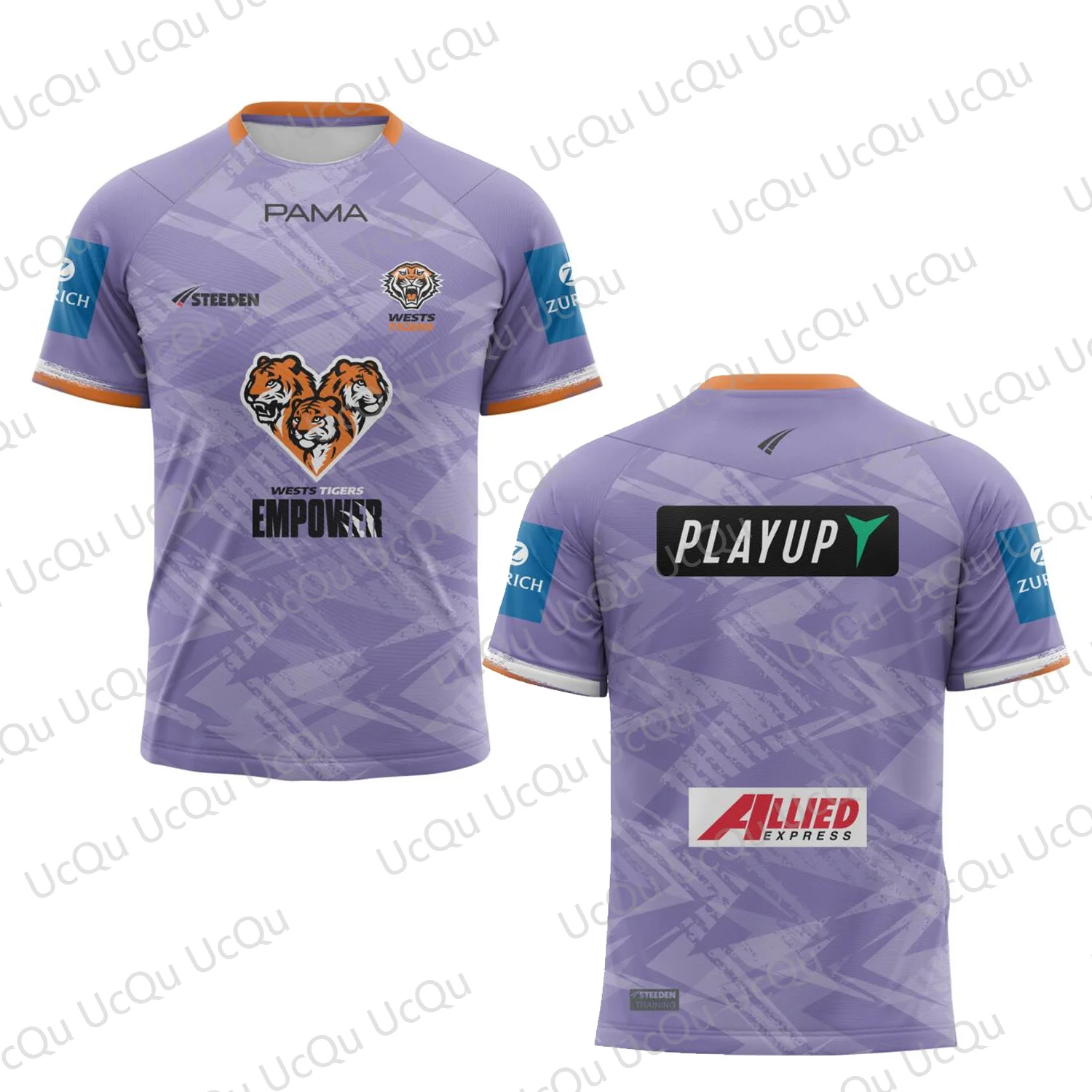 

2025 New Arrival Summer Australian NRL Wests Tigers 2025 Mens Training Tee Training Jersey Kid Uniform for Adult&Kid Tops