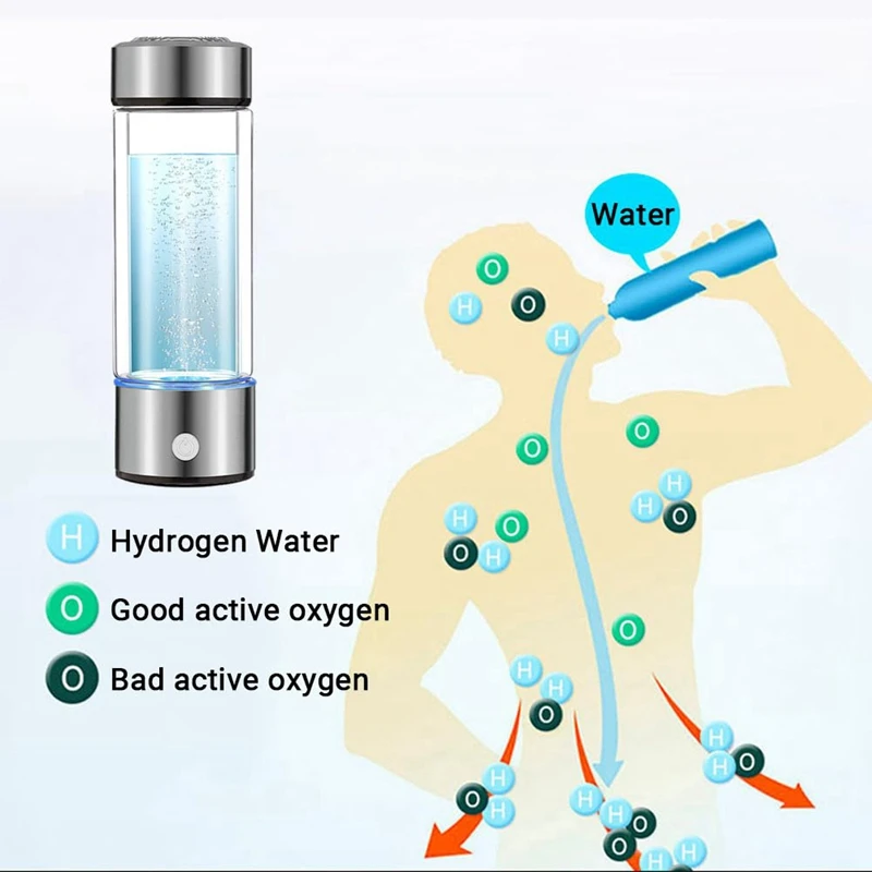 高度な水素製ウォーターボトル,ポータブル,充電式,家庭,オフィス,旅行用,耐久性
