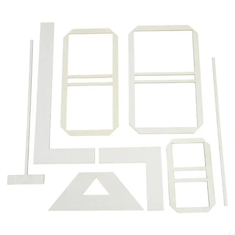 77JA BookBinding Guide Scrapbooking Tool pour le manuel journal des notes bookbinding pour débutant