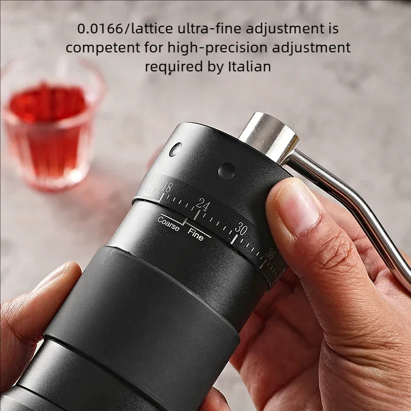 مطحنة الفول اليدوية سبعة نجوم مطحنة القهوة المنزلية 420 الفولاذ المقاوم للصدأ الأساسية اليد مكرنك مطحنة القهوة اليد مكرنك #3