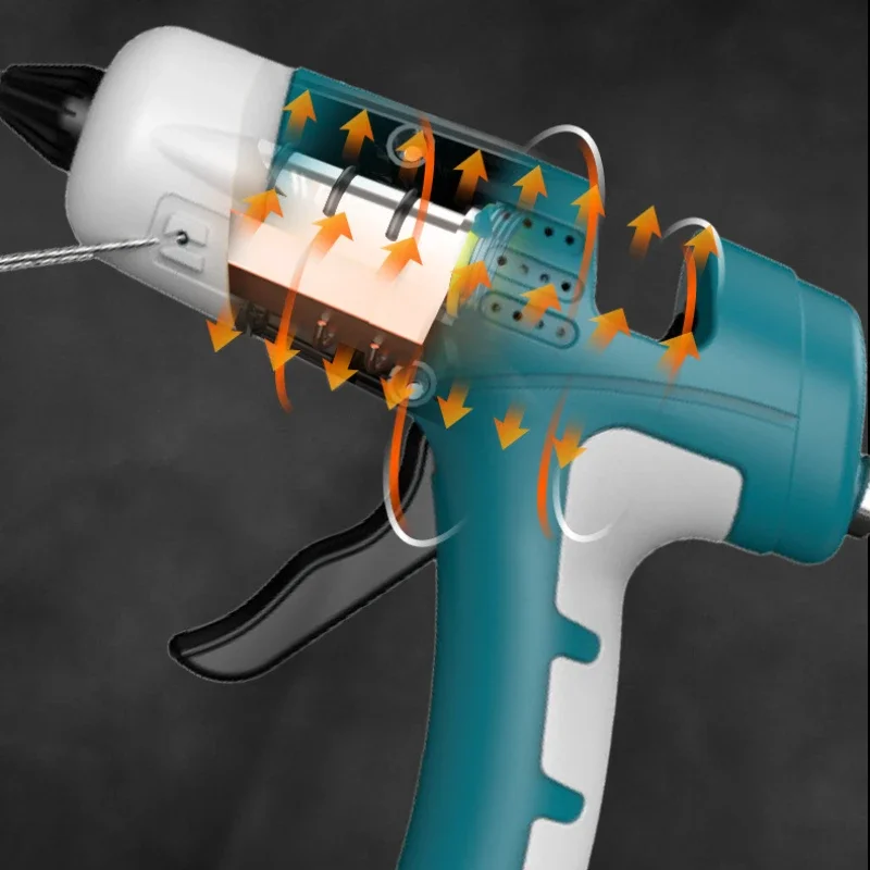 100W Hot Melt Glue Gun for 7MM Transparent Glue Stick 110-240V EU UK US AU Plug Portable Home DIY Electric Heat Temperature Gun