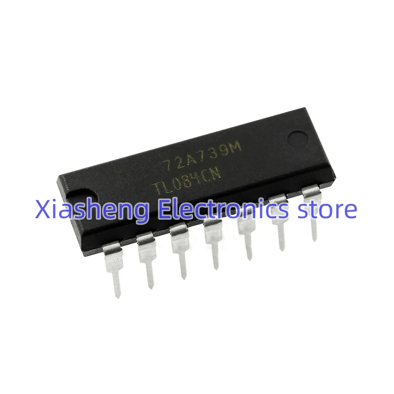 

New Original 10Pcs TL084CN DIP-14 Operational Amplifier IC Chip Integrated Circuit Consumer Electronics Components Good Quality